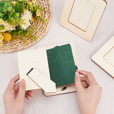 Wood Photo Frames WOOD-WH0024-121B-1