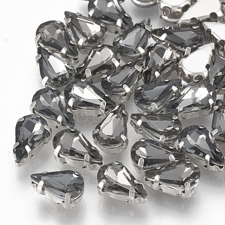 Sew on Rhinestone RGLA-T035-8x13mm-07-1