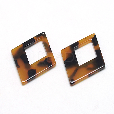 Cellulose Acetate(Resin) Pendants KY-S112-A301-1