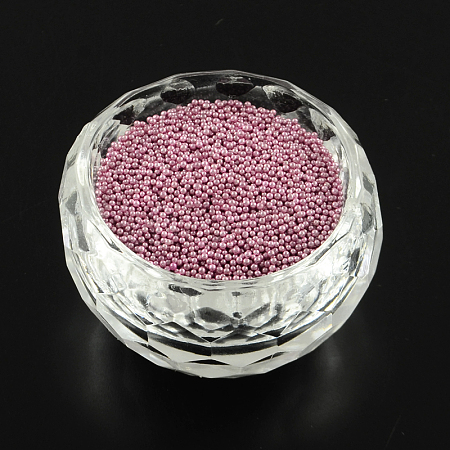 Color Plated DIY 3D Nail Art Decoration Mini Glass Beads MRMJ-R038-E04-1