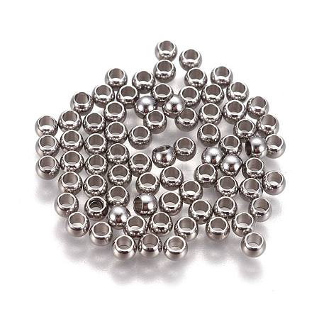 Non-Tarnish 304 Stainless Steel Spacer Beads X-STAS-L222-42A-P-1