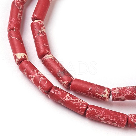 Synthetic Imperial Jasper Beads Strands G-L496-A05-1