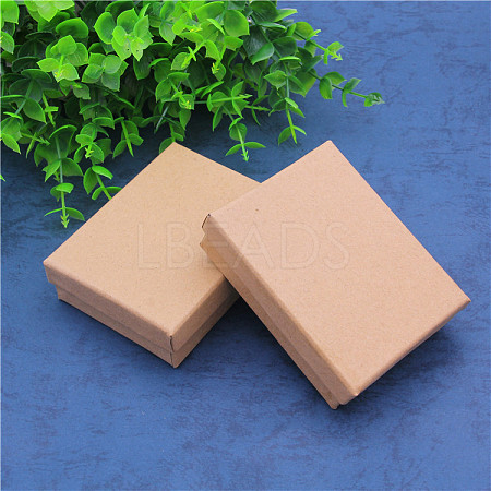 Kraft Paper Cardboard Jewelry Set Boxes LS-CBOX-WH0001-D04-1