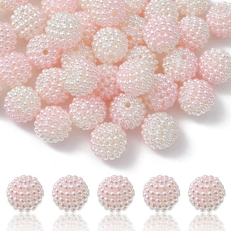 Imitation Pearl Acrylic Beads OACR-FS0001-42D-1