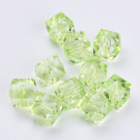 Transparent Acrylic Beads X-TACR-Q259-8mm-V32-1
