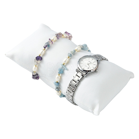 Leather Pillow Jewelry Bracelet Watch Display X-BDIS-H015-1-1