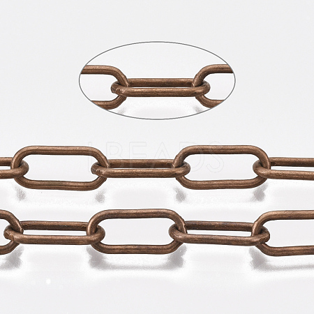 Unwelded Iron Paperclip Chains CH-S125-09A-R-1