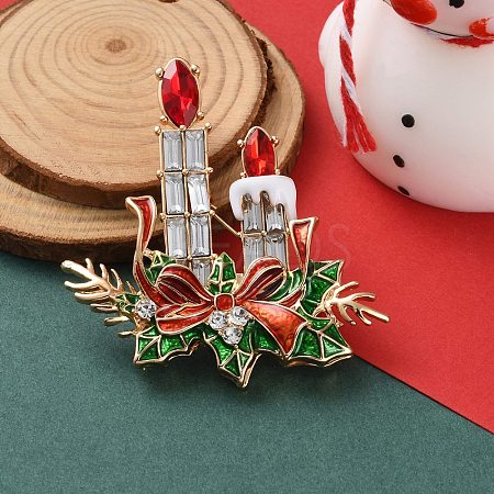 Christmas Theme Enamel Pins JEWB-F034-01A-1