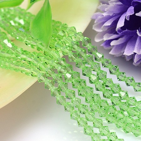 Faceted Imitation Austrian Crystal Bead Strands G-M180-4mm-16A-1