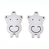 Non-Tarnish 201 Stainless Steel Pendants STAS-S081-041-1