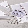 90Pcs 6 Style 304 Stainless Steel Slide On End Clasp Tubes STAS-YW0001-20-7