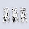 Tibetan Style Alloy Pendants X-TIBE-R316-065AS-RS-1