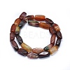 Natural Striped Agate/Banded Agate Beads Strands G-I245-28A-2
