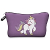 Unicorn Pattern Polyester Waterpoof Makeup Storage Bag PW-WG53403-03-1