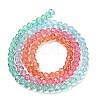 Transparent Painted Glass Beads Strands DGLA-A034-T4mm-A11-5