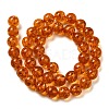 Resin Imitation Amber Beads Strands X-RESI-Z017-01C-2
