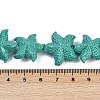 Synthetic Coral Dyed Carved Beads Strands CORA-K009-06C-04-4