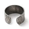 Non-Tarnish 304 Stainless Steel Open Cuff Ring Components LS-STAS-C079-03P-3