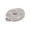 Non-Tarnish 304 Stainless Steel Pendants STAS-P316-11P-3