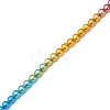 Electroplate Synthetic Non-magnetic Hematite Beads Strands G-F740-01A-1