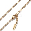 Ion Plating(IP) 304 Stainless Steel Rolo Chain Necklace for Men Women NJEW-K245-022B-2