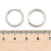 Brass Huggie Hoop Earrings EJEW-K083-29P-4