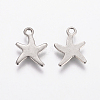 Tarnish Resistant 201 Stainless Steel Charms STAS-F039-47-P-2