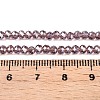 Electroplate Glass Beads Strands EGLA-A044-T2mm-A07-2