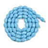 Opaque Solid Color Beads Strands EGLA-N013-P4mm-D10-2
