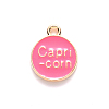 Alloy Enamel Pendants ENAM-S124-01B-03E-3