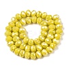 Electroplate Glass Beads Strands EGLA-A044-P8mm-B04-3
