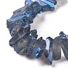 Natural Quartz Crystal Points Beads Strands G-K181-B17-3