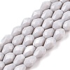 Opaque Solid Color Beads Strands EGLA-N013-P6mm-D05-1