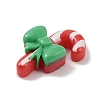 Opaque Christmas Theme Resin Cabochons RESI-H162-06H-2