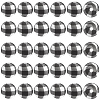 45Pcs Round Silicone Focal Beads SIL-SC0003-84-7