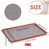 Rectangle Wooden with Velvet Jewelry Trays ODIS-WH0038-29-2