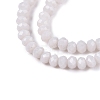Opaque Solid Color Imitation Jade Glass Beads Strands EGLA-A044-P1mm-D19-3
