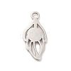 Non-Tarnish 304 Stainless Steel Pendant Cabochon Settings STAS-F282-13MC-2
