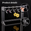 Acrylic Earring Display Stands EDIS-PH0001-43B-4