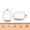 304 Stainless Steel Pendant Cabochon Settings STAS-T067-19P-3