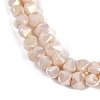 Electroplate Glass Beads Strands EGLA-B009-05A-04-2