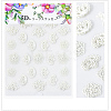 5D Flower/Leaf Watermark Slider Art Stickers MRMJ-S008-084K-2
