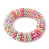 Acrylic Bead Cluster Stretch Kid Bracelets for Girls BJEW-JB10371-1