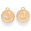 Golden Plated Alloy Enamel Charms LS-ENAM-S118-06J-1
