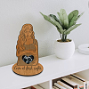 Wood Pregnant Woman Picture Frame Stand DJEW-WH0061-002-6