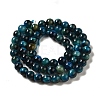 Grade AB+ Dyed Natural Tiger Eye Beads Strands X-G-G102-A02-02-3