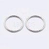 925 Sterling Silver Soldered Closed Jump Rings STER-F036-03P-1x6-2