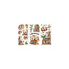 3 Sheets 3 Styles PVC Waterproof Decorative Stickers DIY-WH0404-126-8
