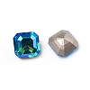 Glass Rhinestone Cabochons RGLA-I002-C01-SI-4