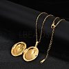 201 Stainless Steel Cable Chain Necklaces NJEW-M050-04D-G-1-2